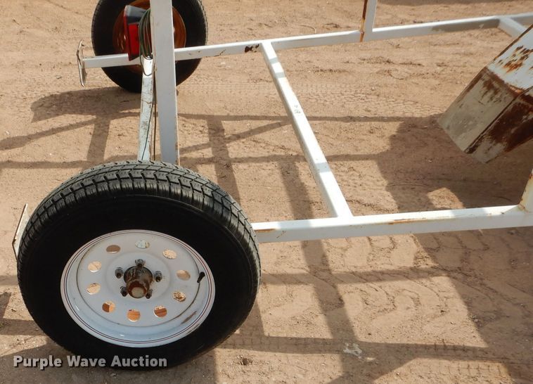 image for item DJ1033 Wright 3 yard trailer mounted cement mixer