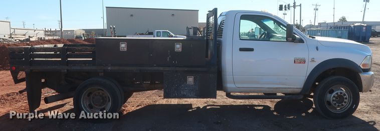 image for item DJ1858 2011 Dodge Ram 5500  flatbed truck