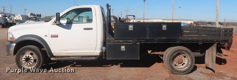image for item DJ1858 2011 Dodge Ram 5500  flatbed truck