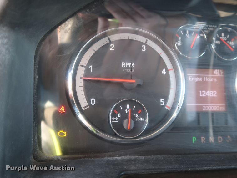 image for item DJ1858 2011 Dodge Ram 5500  flatbed truck