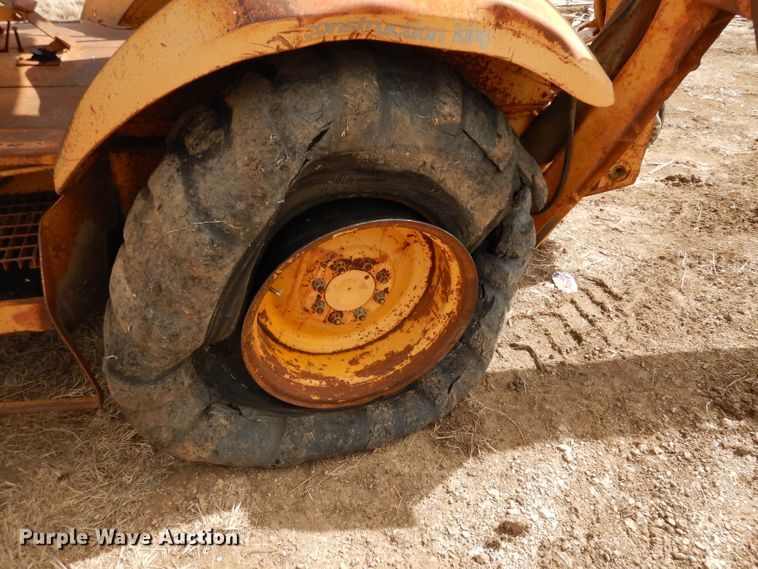 image for item DJ2860 1991 Case 580K Construction King  backhoe