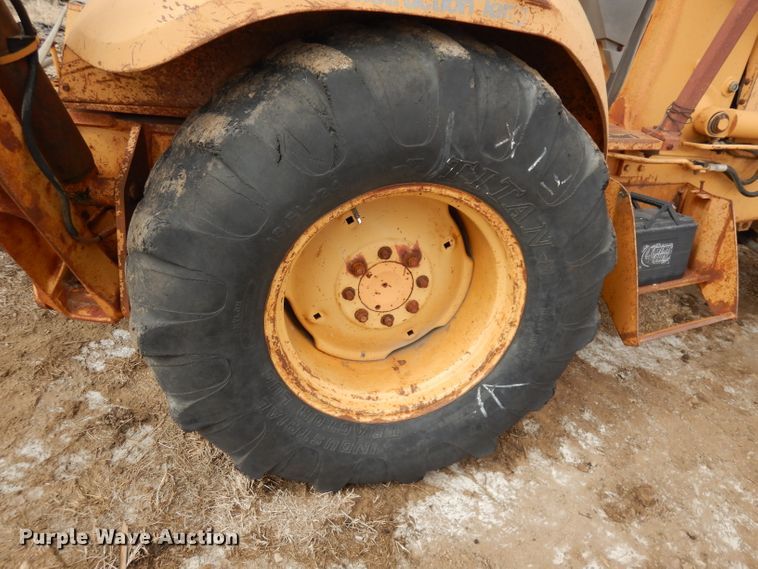 image for item DJ2860 1991 Case 580K Construction King  backhoe