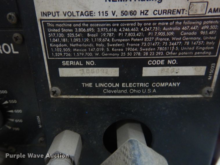 image for item DJ4993 Lincoln R3S-325  arc welder