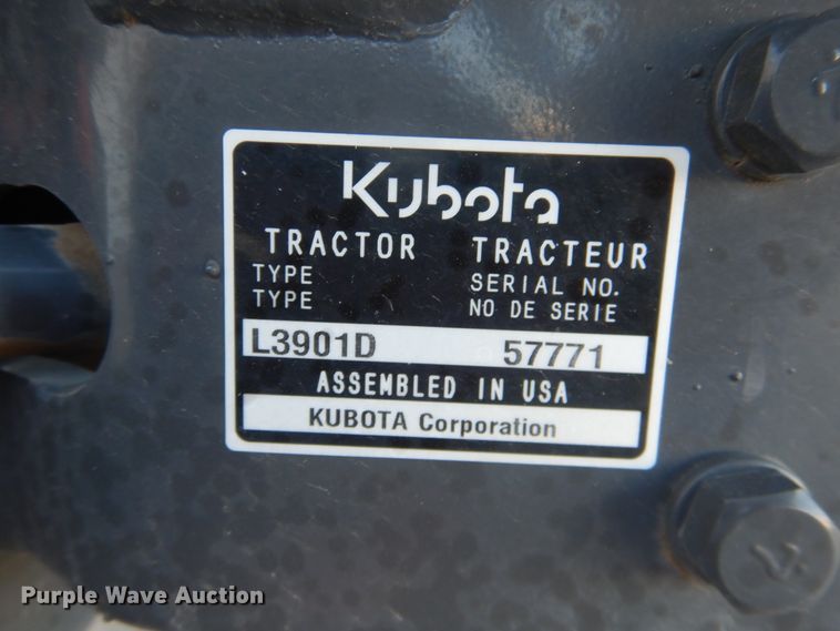 image for item DJ4995 Kubota L3901D  MFWD tractor