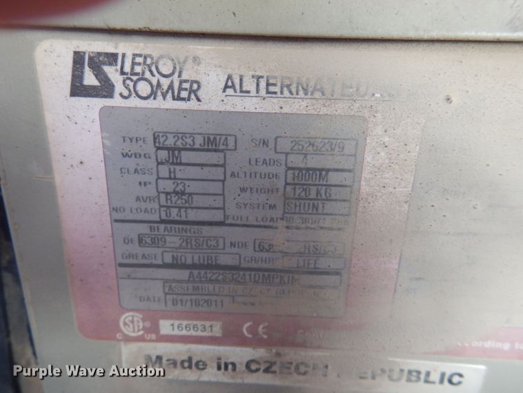 image for item DL4770 2011 Leroy-somer generator