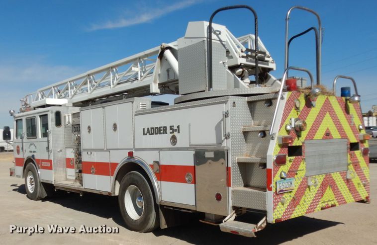 image for item DM2825 1985 Pierce  ladder fire truck