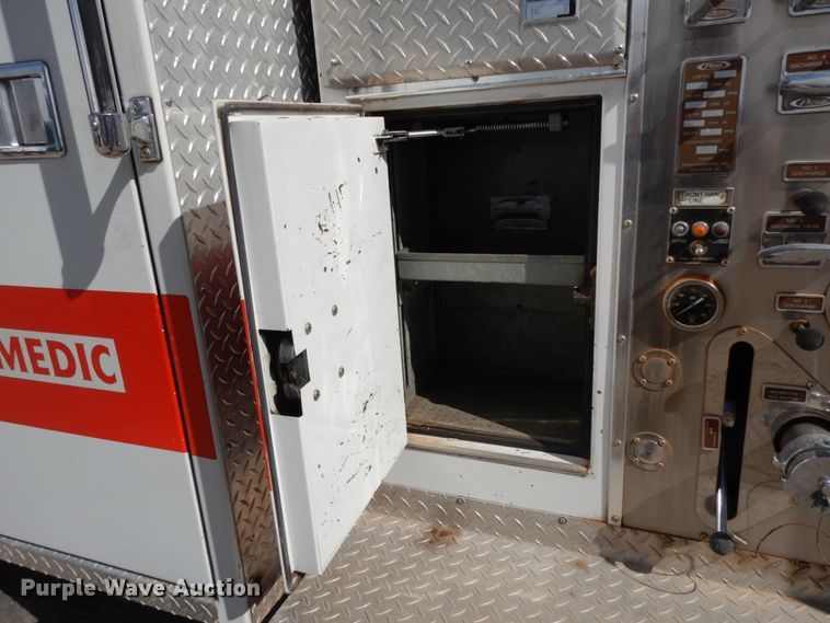 image for item DM2825 1985 Pierce  ladder fire truck