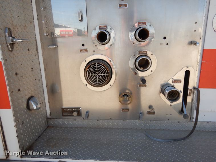 image for item DM2825 1985 Pierce  ladder fire truck