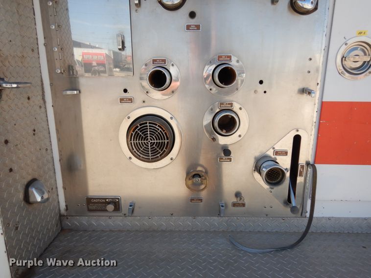 image for item DM2825 1985 Pierce  ladder fire truck