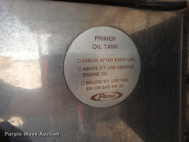 image for item DM2825 1985 Pierce  ladder fire truck