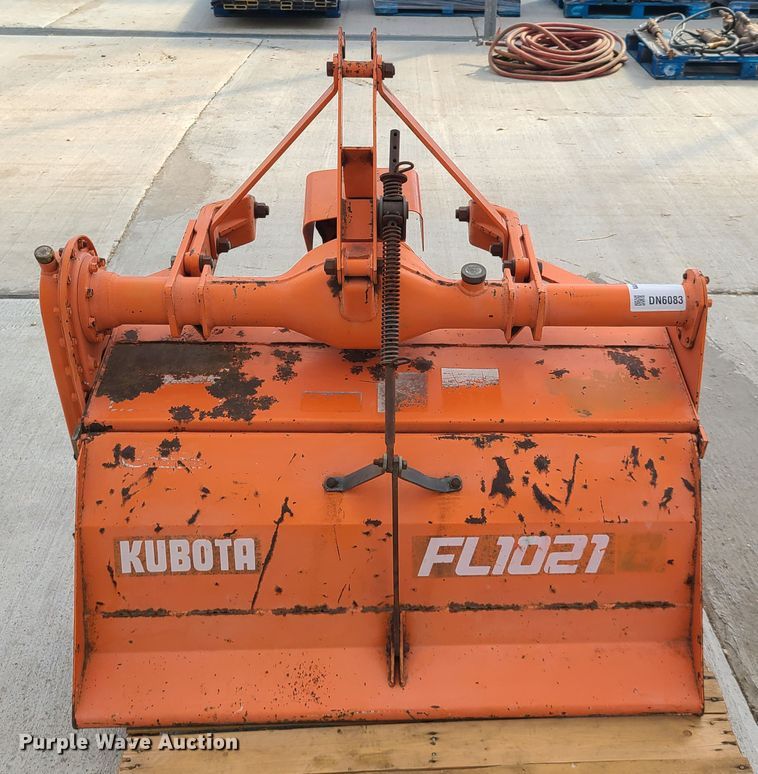 image for item DN6083 Kubota FL1021 tiller