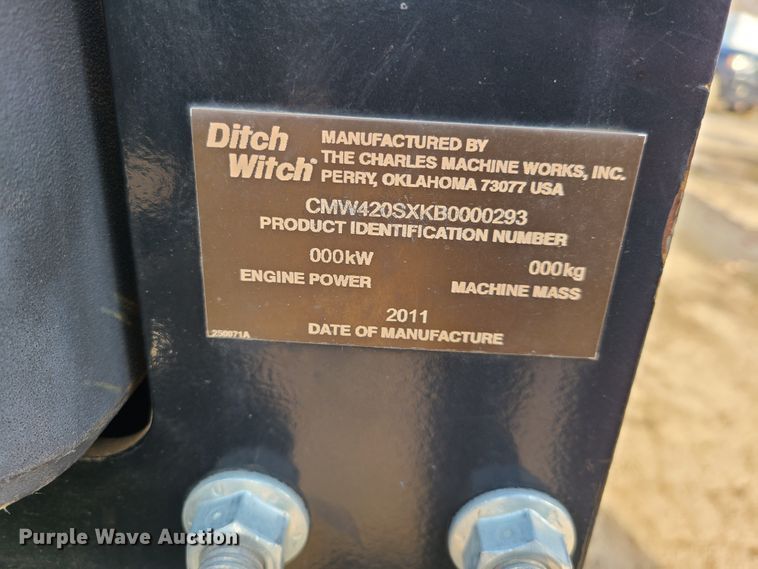 image for item DN6151 2011 Ditch Witch 420SX  trencher