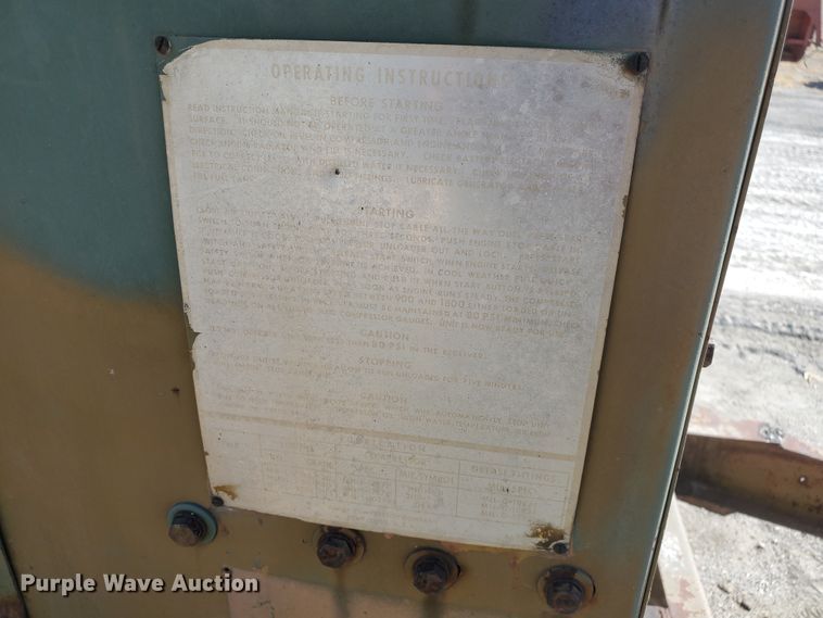 image for item EY9669 1970 Davey 9M250RPV  air compressor