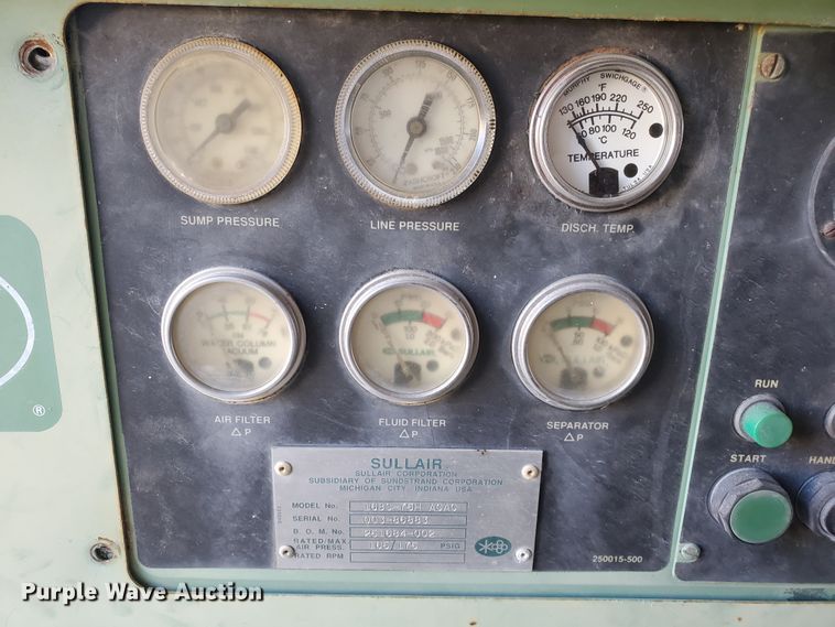 image for item EY9671 Sullair 16BS-75H  air compressor