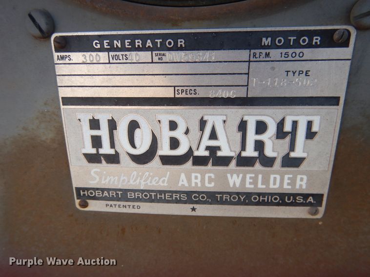 image for item FA9492 Hobart Arc welder
