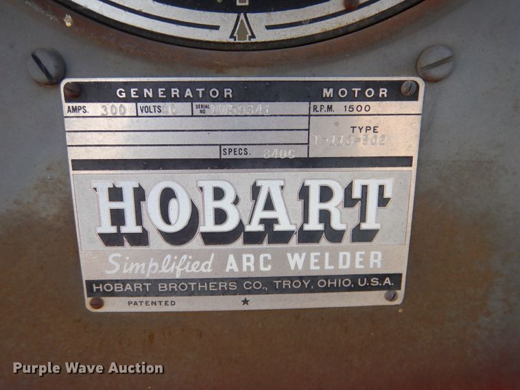 image for item FA9492 Hobart Arc welder
