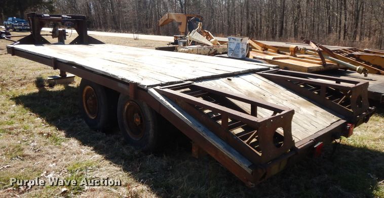 image for item GG9469 Shopbuilt equipment trailer