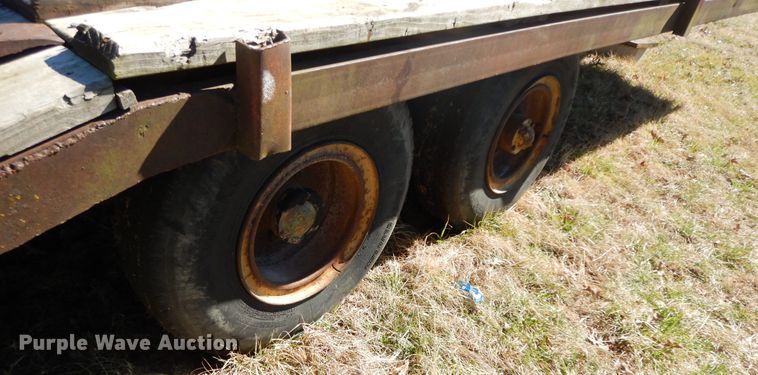 image for item GG9469 Shopbuilt equipment trailer