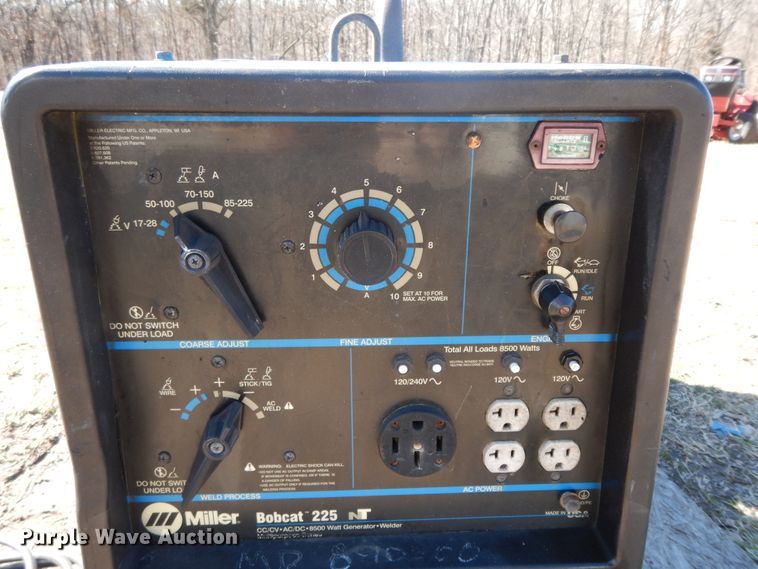 image for item GG9472 Miller Bobcat 225 welder