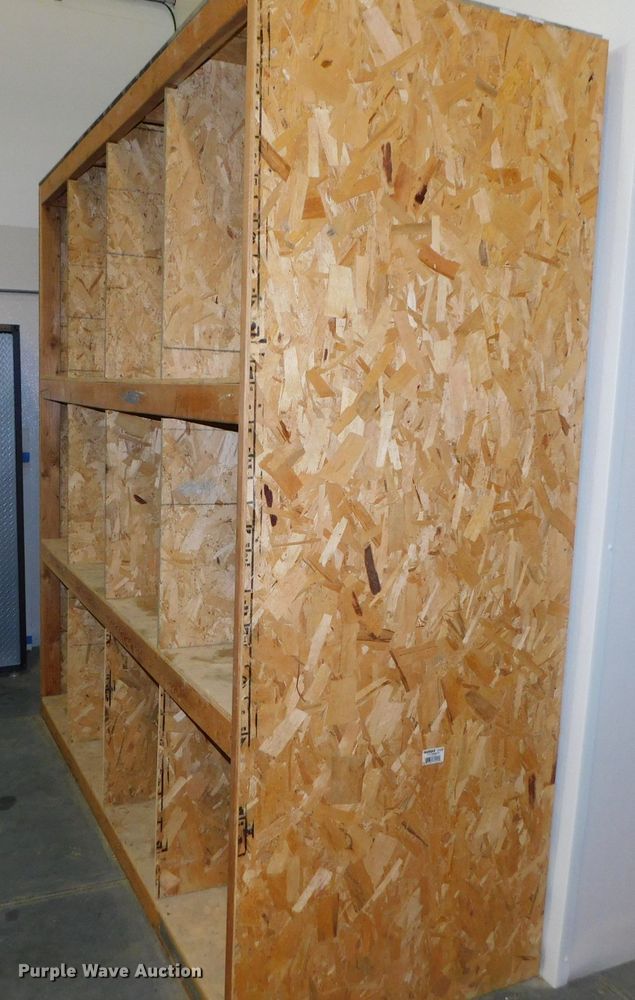 image for item GQ9963 (7) shop built wood storage bins