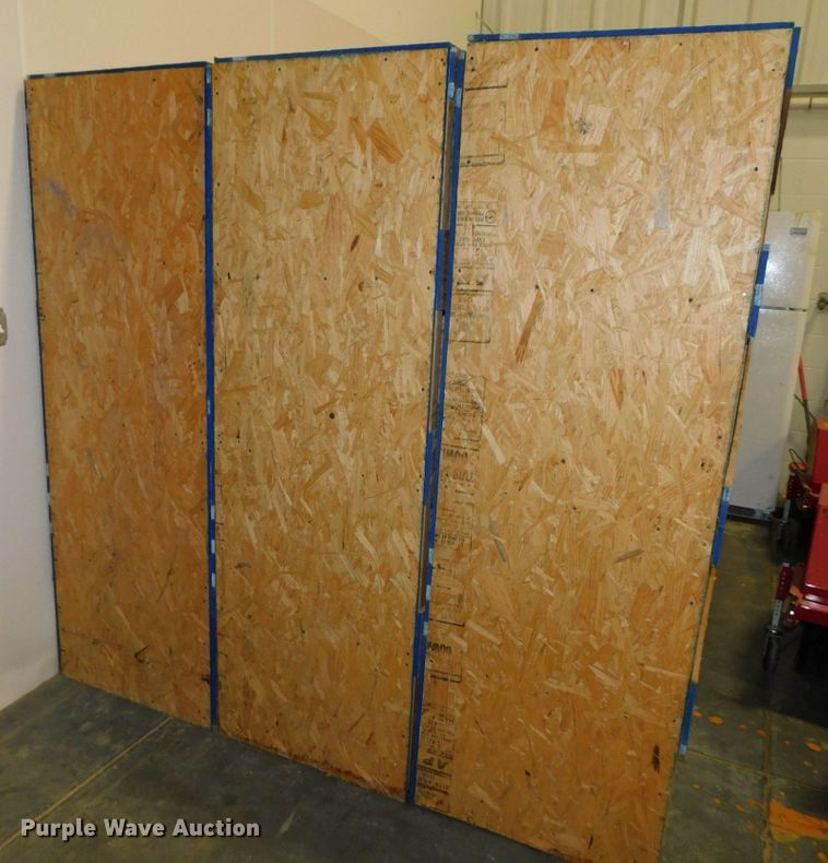 image for item GQ9963 (7) shop built wood storage bins