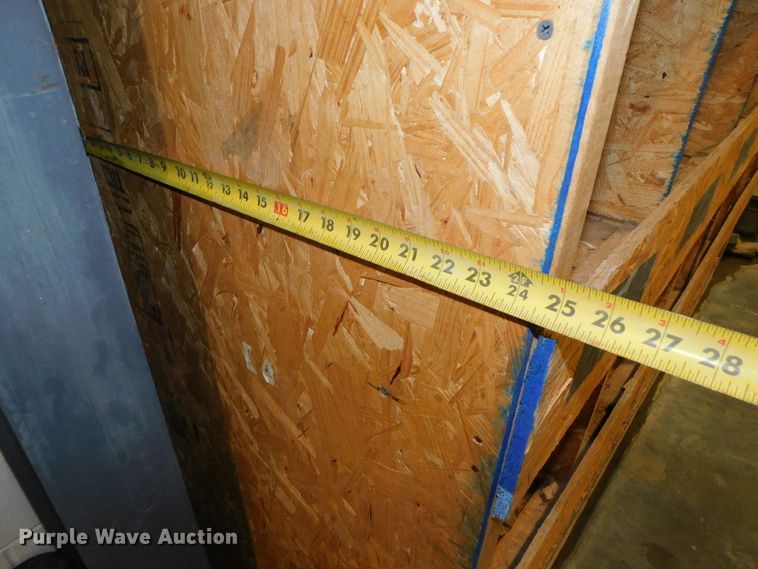 image for item GQ9963 (7) shop built wood storage bins