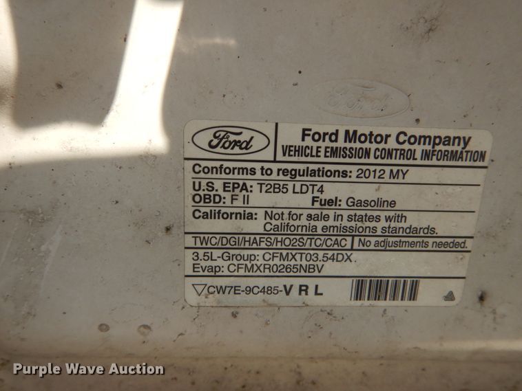 image for item GT9647 2012 Ford F150 XLT  SuperCab pickup truck