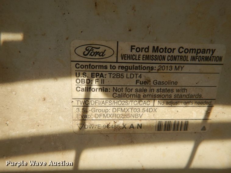 image for item GT9648 2013 Ford F150 XLT  SuperCab pickup truck