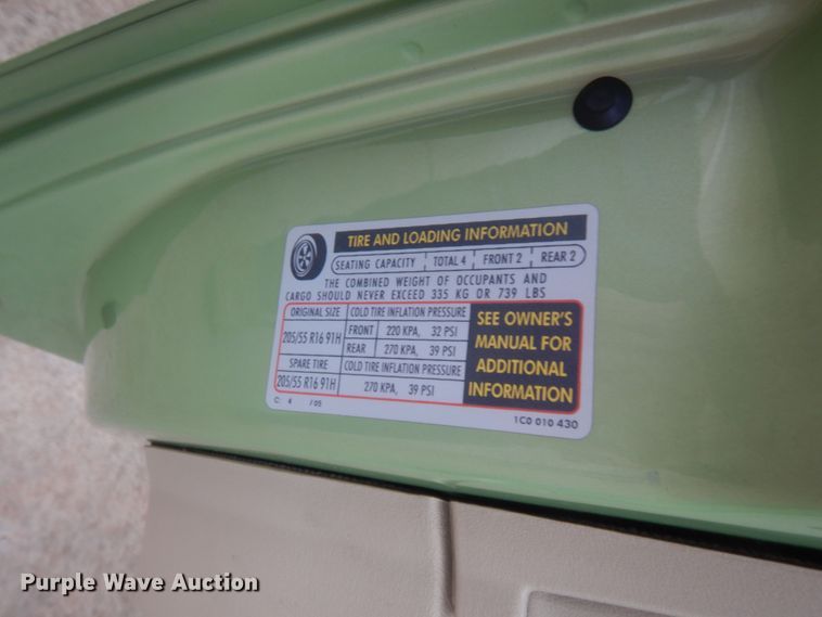 image for item HG9965 2005 Volkswagen Beetle