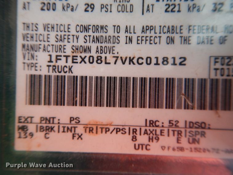 image for item HL9718 1997 Ford F150  SuperCab pickup truck