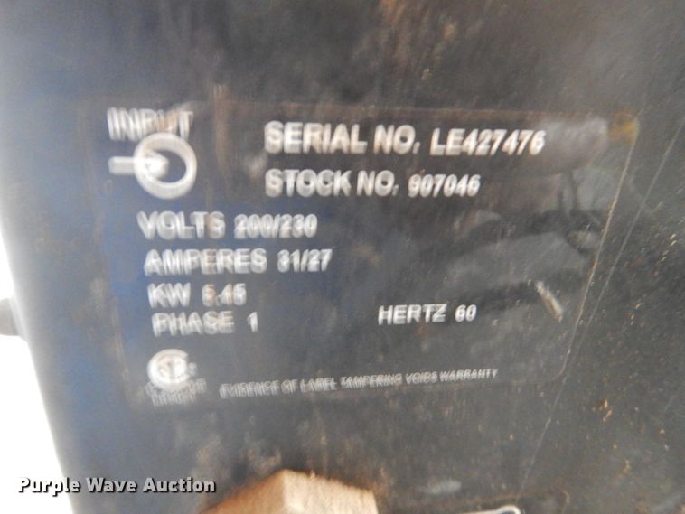 image for item HS9980 Miller Millermatic 210 wire welder