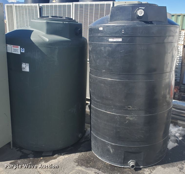 (2) water tanks in Colorado Springs, CO Item HW9747 sold Purple Wave