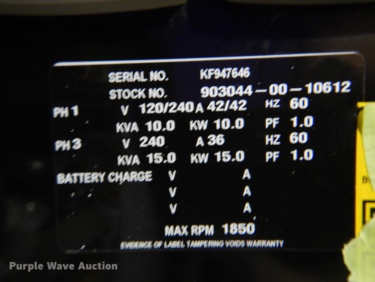 image for item HX9178 Miller Big Blue Air Pak  welder/generator