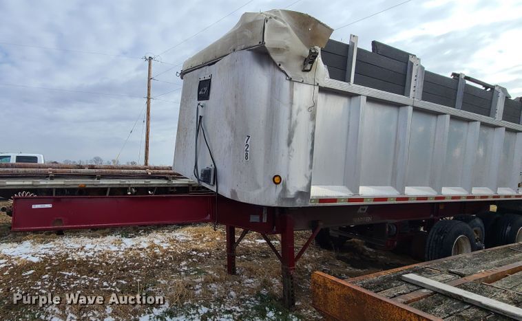 image for item IA9288 2006 Warren WRDT2430 end dump trailer