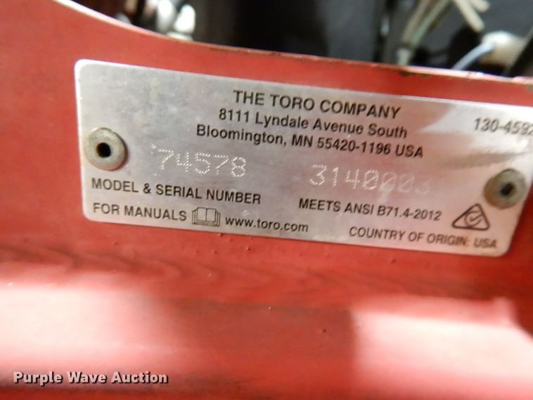 image for item IA9471 Toro  ZTR lawn mower