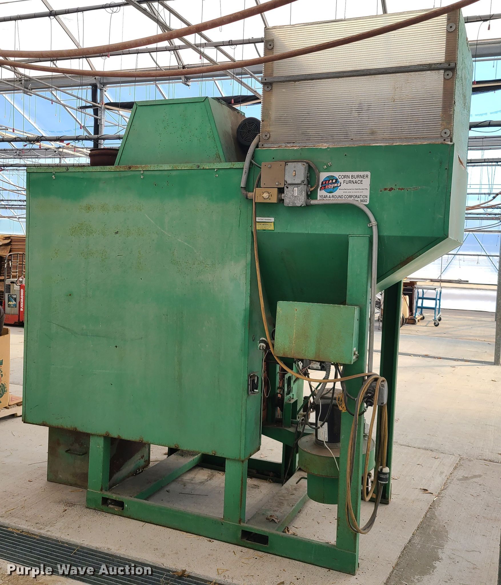 Corn burning furnace in Belton, MO Item DN6079 sold Purple Wave