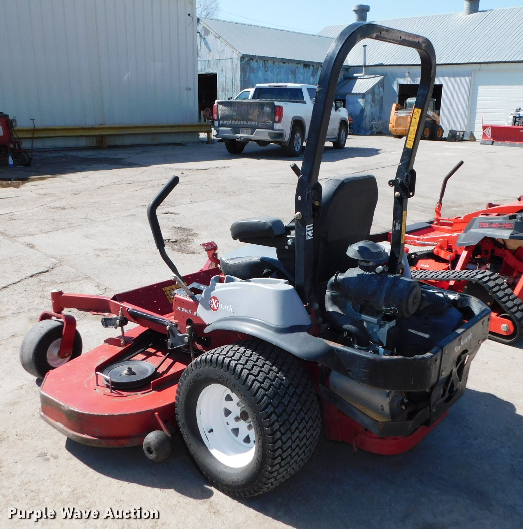 Exmark LZX980EKC726T0 mower in Beatrice, NE Item GQ9966 sold Purple