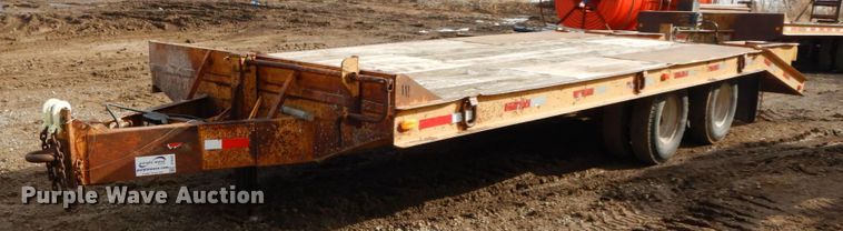 image for item DF6492 1986 Belshe T8 equipment trailer