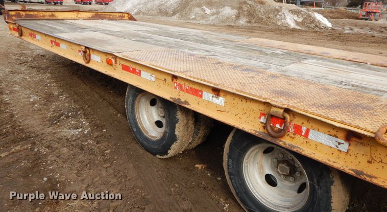 image for item DF6492 1986 Belshe T8 equipment trailer