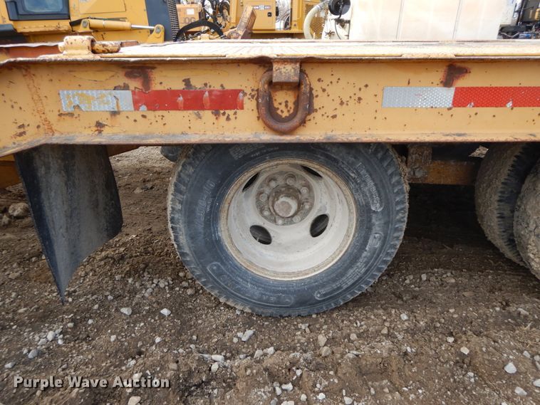 image for item DF6492 1986 Belshe T8 equipment trailer