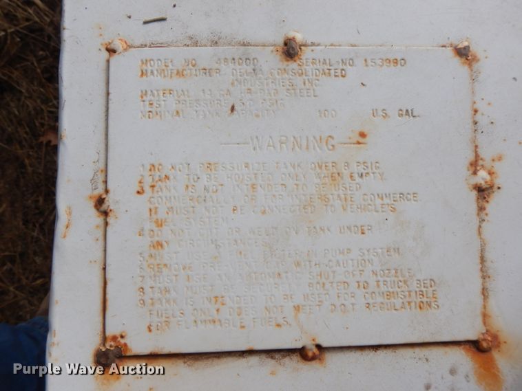 image for item DF6495 Delta 484000 fuel tank