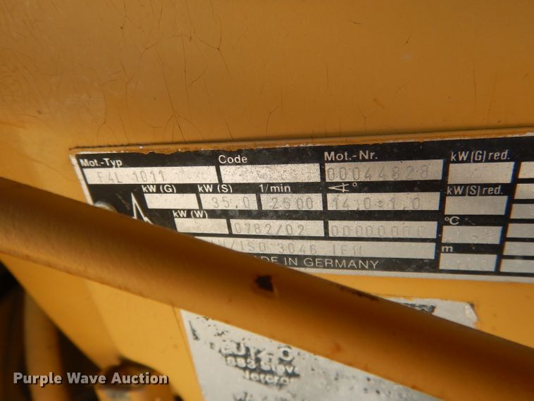 image for item DG4676 1995 Vermeer V4750  trencher