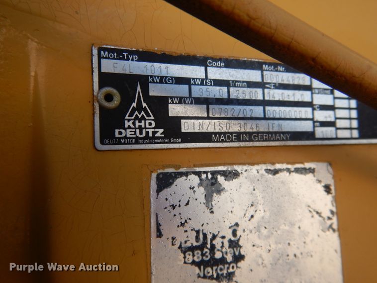 image for item DG4676 1995 Vermeer V4750  trencher