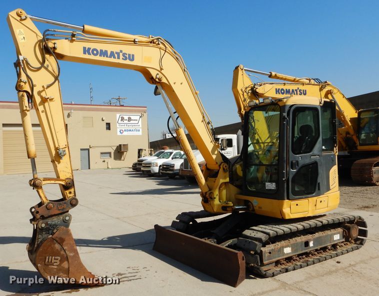 image for item DI8497 2008 Komatsu PC88MR-8  mini excavator