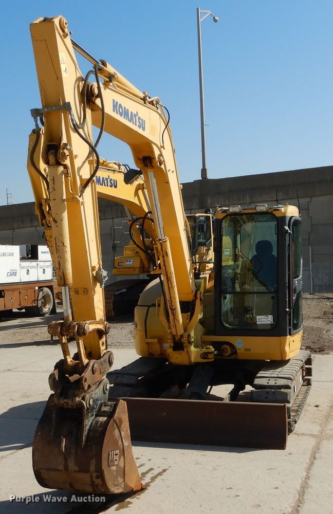 image for item DI8497 2008 Komatsu PC88MR-8  mini excavator