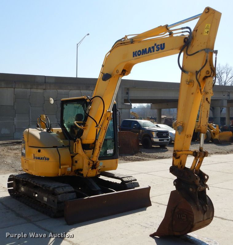 image for item DI8497 2008 Komatsu PC88MR-8  mini excavator