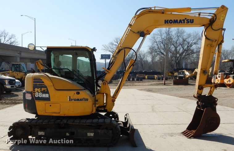 image for item DI8497 2008 Komatsu PC88MR-8  mini excavator