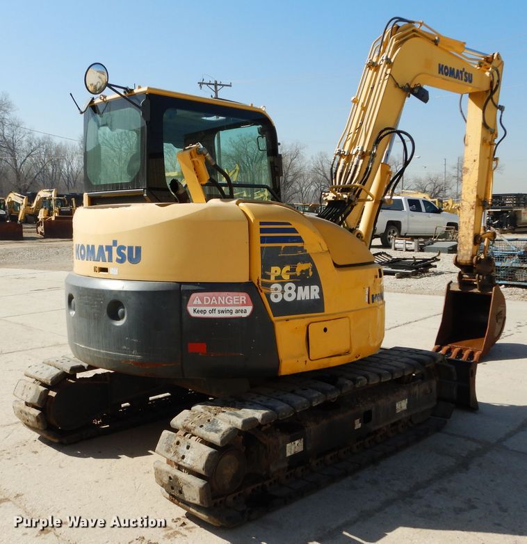 image for item DI8497 2008 Komatsu PC88MR-8  mini excavator