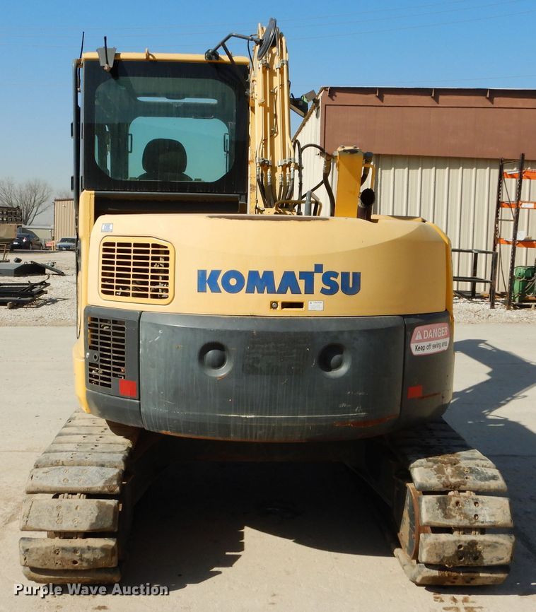 image for item DI8497 2008 Komatsu PC88MR-8  mini excavator
