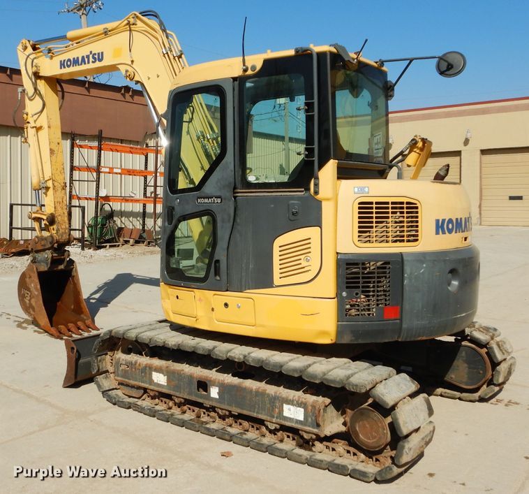 image for item DI8497 2008 Komatsu PC88MR-8  mini excavator